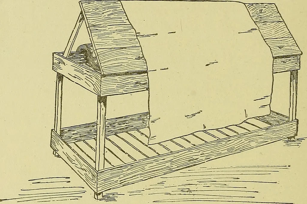 An illustration from Woolen and worsted finishing; a practical manual of instruction in the methods and machinery used in finishing woolen and worsted goods in general, and the processes involved in the special treatment of all types of standard fabrics, 1909, leaf 15