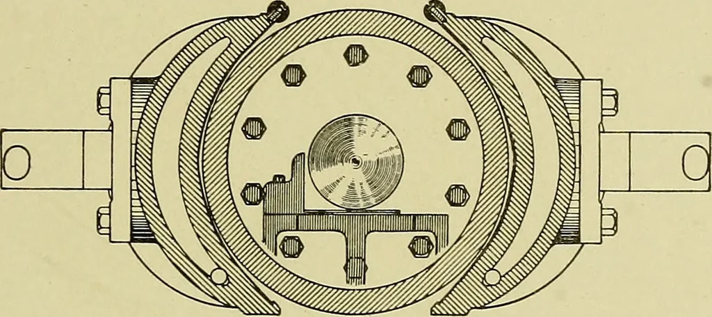 An illustration from Woolen and worsted finishing; a practical manual of instruction in the methods and machinery used in finishing woolen and worsted goods in general, and the processes involved in the special treatment of all types of standard fabrics, 1909, leaf 196