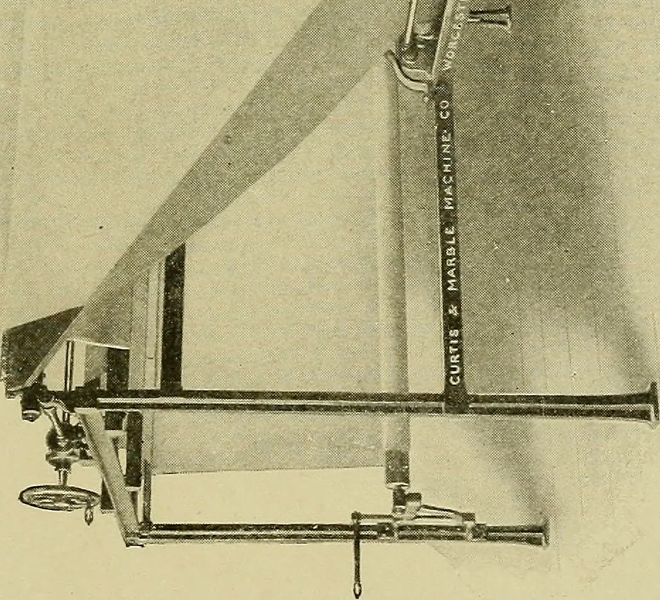 An illustration from Woolen and worsted finishing; a practical manual of instruction in the methods and machinery used in finishing woolen and worsted goods in general, and the processes involved in the special treatment of all types of standard fabrics, 1909, leaf 246