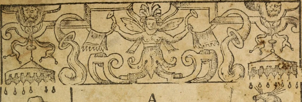 An illustration from A woorke concerning the trewnesse of the Christian religion, 1587, leaf 7
