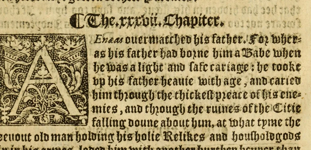 An illustration from The woorke of the excellent philosopher Lucius Annaeus Seneca concerning benefyting : that is too say the dooing, receyuing, and requyting of good turnes, 1578, leaf 103