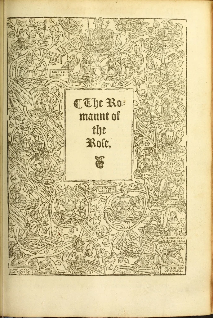 An illustration from The woorkes of Geffrey Chaucer, 1561, leaf 251