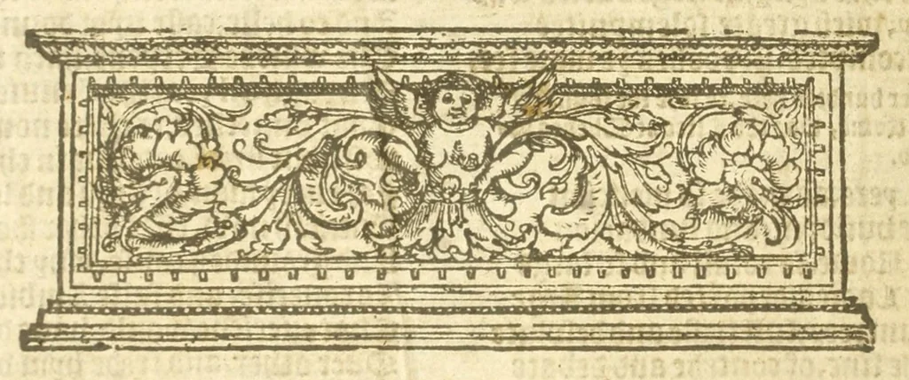 An illustration from The woorkes of Geffrey Chaucer, 1561, leaf 778
