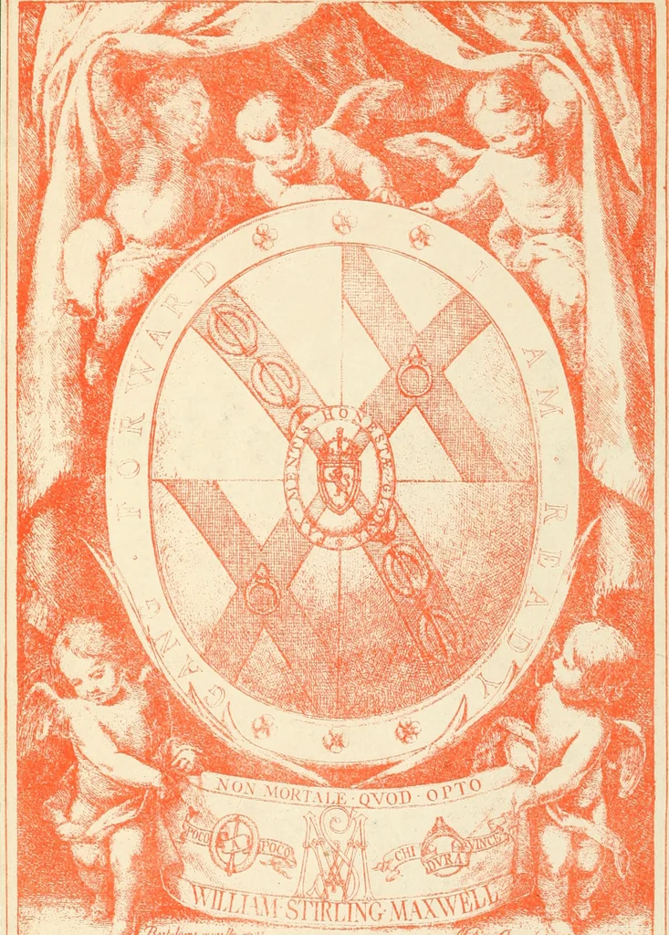 An illustration from Workes of armorie : deuyded into three bookes, entituled, the Concordes of armorie, the Armorie of honor, and of Coates and creastes, 1572, leaf 1