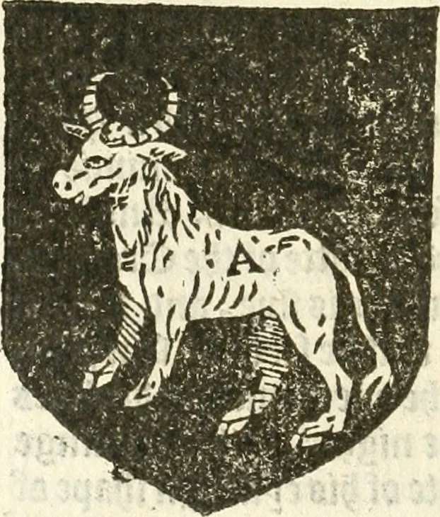 An illustration from Workes of armorie : deuyded into three bookes, entituled, the Concordes of armorie, the Armorie of honor, and of Coates and creastes, 1572, leaf 125
