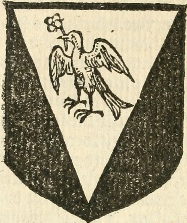 An illustration from Workes of armorie : deuyded into three bookes, entituled, the Concordes of armorie, the Armorie of honor, and of Coates and creastes, 1572, leaf 157