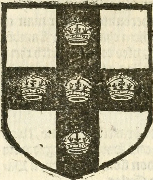 An illustration from Workes of armorie : deuyded into three bookes, entituled, the Concordes of armorie, the Armorie of honor, and of Coates and creastes, 1572, leaf 167