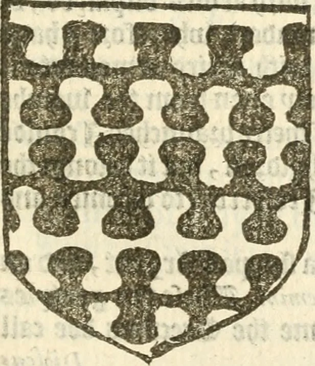An illustration from Workes of armorie : deuyded into three bookes, entituled, the Concordes of armorie, the Armorie of honor, and of Coates and creastes, 1572, leaf 178