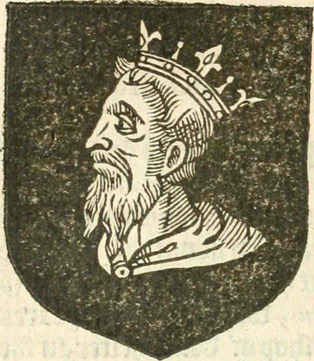 An illustration from Workes of armorie : deuyded into three bookes, entituled, the Concordes of armorie, the Armorie of honor, and of Coates and creastes, 1572, leaf 199
