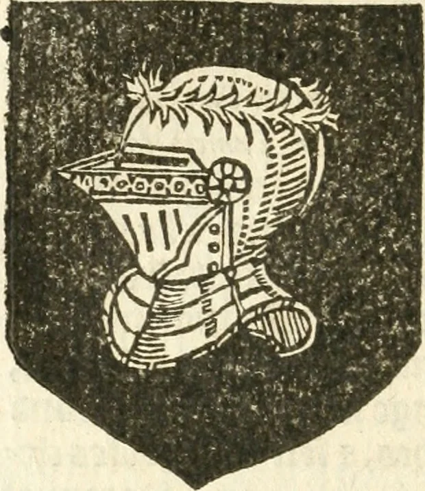 An illustration from Workes of armorie : deuyded into three bookes, entituled, the Concordes of armorie, the Armorie of honor, and of Coates and creastes, 1572, leaf 205