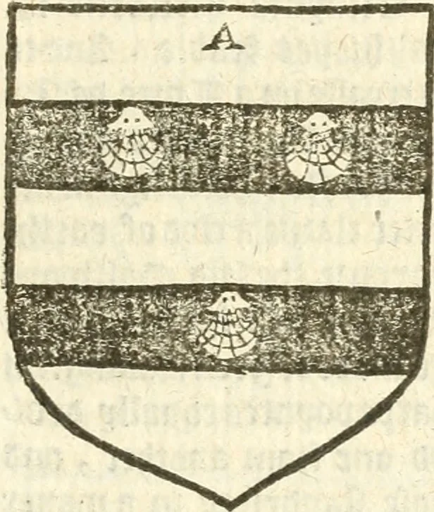 An illustration from Workes of armorie : deuyded into three bookes, entituled, the Concordes of armorie, the Armorie of honor, and of Coates and creastes, 1572, leaf 214