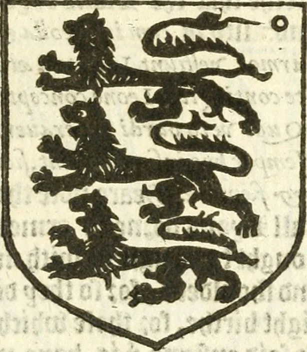 An illustration from Workes of armorie : deuyded into three bookes, entituled, the Concordes of armorie, the Armorie of honor, and of Coates and creastes, 1572, leaf 236