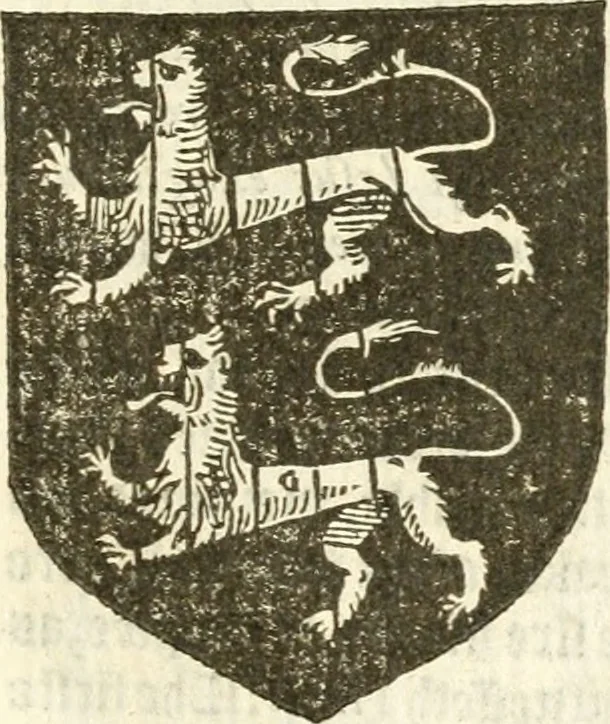 An illustration from Workes of armorie : deuyded into three bookes, entituled, the Concordes of armorie, the Armorie of honor, and of Coates and creastes, 1572, leaf 240