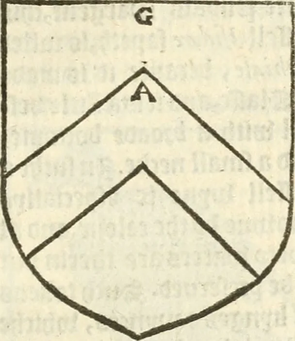 An illustration from Workes of armorie : deuyded into three bookes, entituled, the Concordes of armorie, the Armorie of honor, and of Coates and creastes, 1572, leaf 246