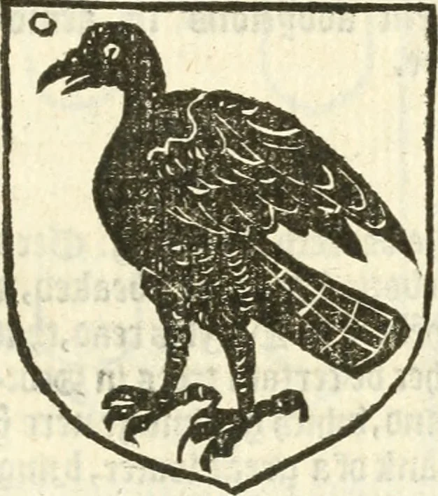 An illustration from Workes of armorie : deuyded into three bookes, entituled, the Concordes of armorie, the Armorie of honor, and of Coates and creastes, 1572, leaf 248