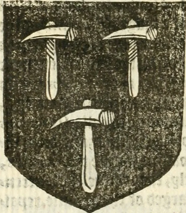 An illustration from Workes of armorie : deuyded into three bookes, entituled, the Concordes of armorie, the Armorie of honor, and of Coates and creastes, 1572, leaf 261