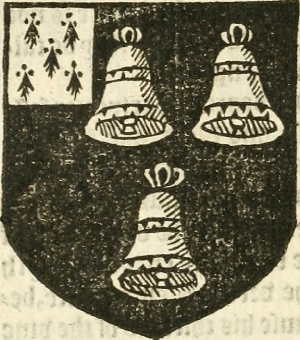 An illustration from Workes of armorie : deuyded into three bookes, entituled, the Concordes of armorie, the Armorie of honor, and of Coates and creastes, 1572, leaf 263