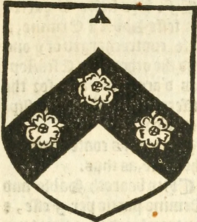 An illustration from Workes of armorie : deuyded into three bookes, entituled, the Concordes of armorie, the Armorie of honor, and of Coates and creastes, 1572, leaf 266