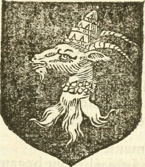 An illustration from Workes of armorie : deuyded into three bookes, entituled, the Concordes of armorie, the Armorie of honor, and of Coates and creastes, 1572, leaf 278