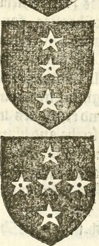 An illustration from Workes of armorie : deuyded into three bookes, entituled, the Concordes of armorie, the Armorie of honor, and of Coates and creastes, 1572, leaf 281