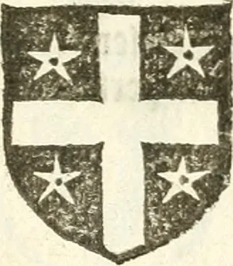 An illustration from Workes of armorie : deuyded into three bookes, entituled, the Concordes of armorie, the Armorie of honor, and of Coates and creastes, 1572, leaf 282