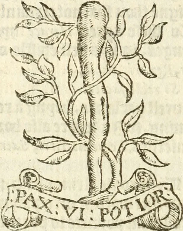 An illustration from Workes of armorie : deuyded into three bookes, entituled, the Concordes of armorie, the Armorie of honor, and of Coates and creastes, 1572, leaf 289