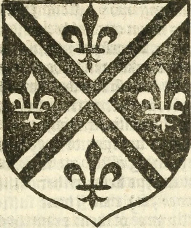 An illustration from Workes of armorie : deuyded into three bookes, entituled, the Concordes of armorie, the Armorie of honor, and of Coates and creastes, 1572, leaf 292