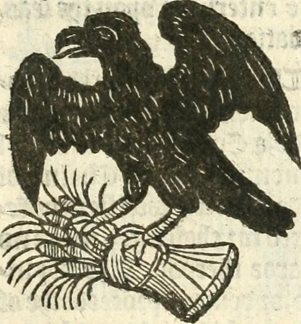 An illustration from Workes of armorie : deuyded into three bookes, entituled, the Concordes of armorie, the Armorie of honor, and of Coates and creastes, 1572, leaf 302