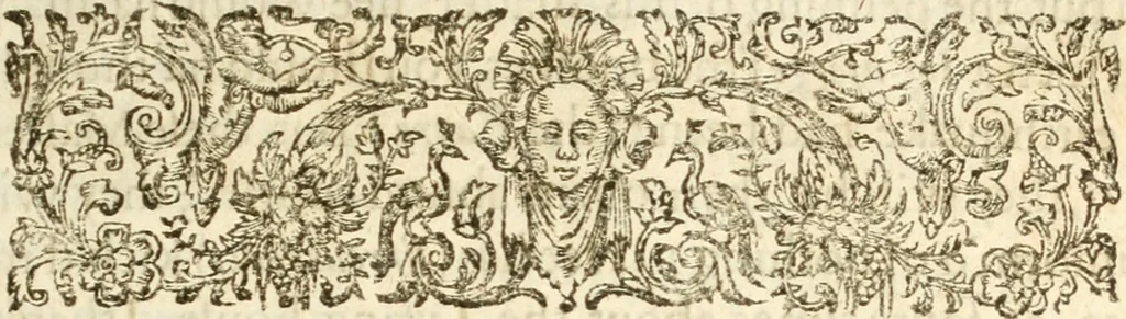 An illustration from The Workes of Benjamin Jonson, 1640, leaf 10