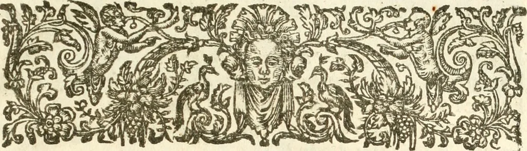An illustration from The Workes of Benjamin Jonson, 1640, leaf 106