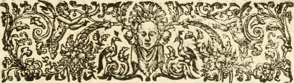 An illustration from The Workes of Benjamin Jonson, 1640, leaf 140