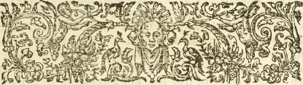 An illustration from The Workes of Benjamin Jonson, 1640, leaf 16