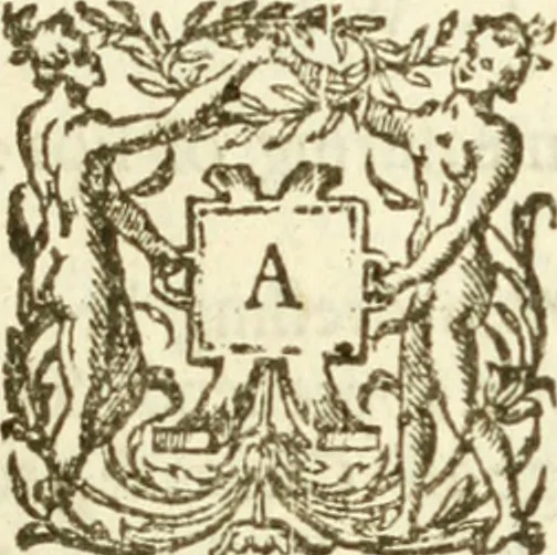 An illustration from The Workes of Benjamin Jonson, 1640, leaf 16