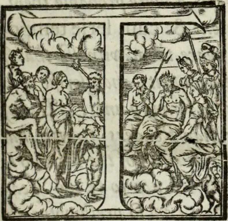 An illustration from The workes of the most high and mightie prince, Iames, by the grace of God, king of Great Britaine, France and Ireland, defender of the faith, &c., 1616, leaf 46