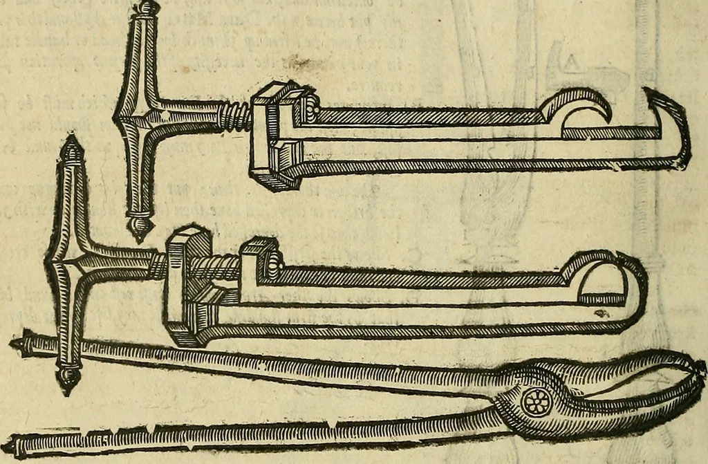 An illustration from The workes of that famous chirurgion Ambrose Parey :, 1649, leaf 295