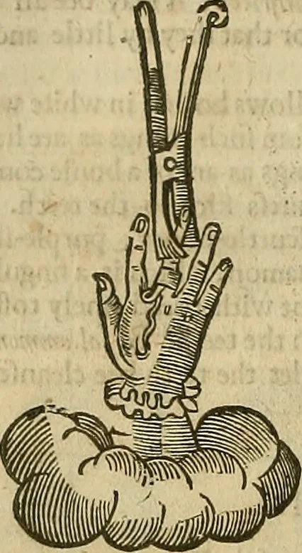 An illustration from The workes of that famous chirurgion Ambrose Parey :, 1649, leaf 453
