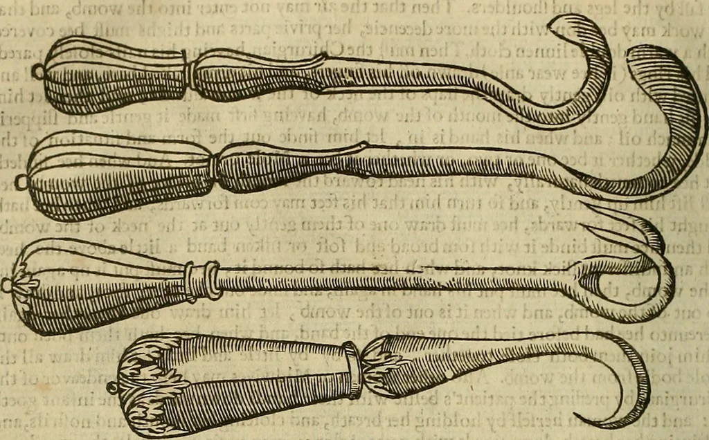 An illustration from The workes of that famous chirurgion Ambrose Parey :, 1649, leaf 649