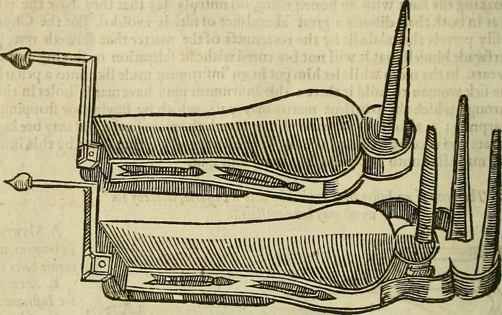 An illustration from The workes of that famous chirurgion Ambrose Parey :, 1649, leaf 679