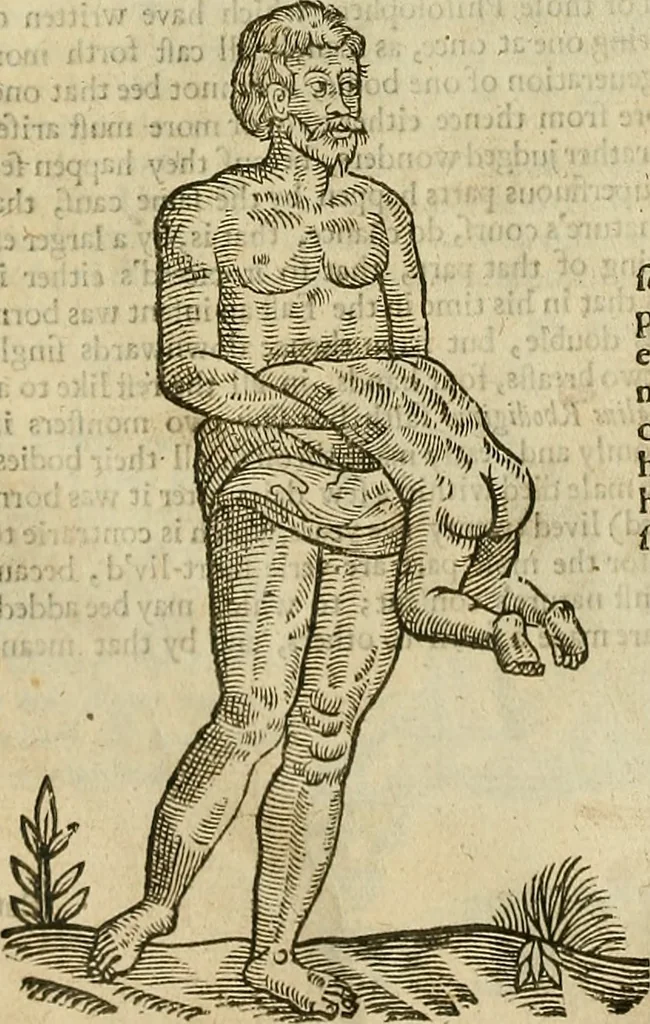 An illustration from The workes of that famous chirurgion Ambrose Parey :, 1649, leaf 685