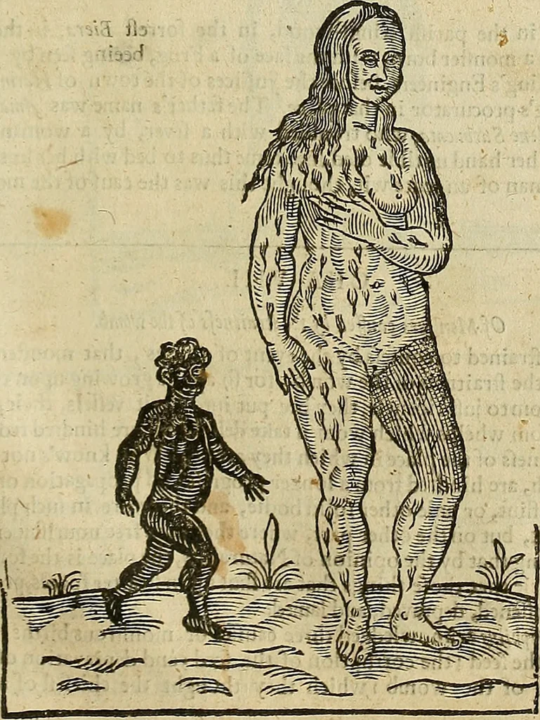 An illustration from The workes of that famous chirurgion Ambrose Parey :, 1649, leaf 694