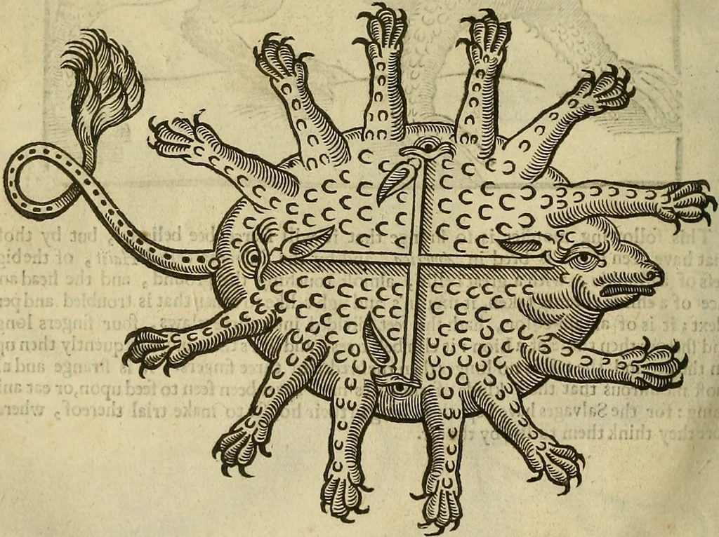 An illustration from The workes of that famous chirurgion Ambrose Parey :, 1649, leaf 727