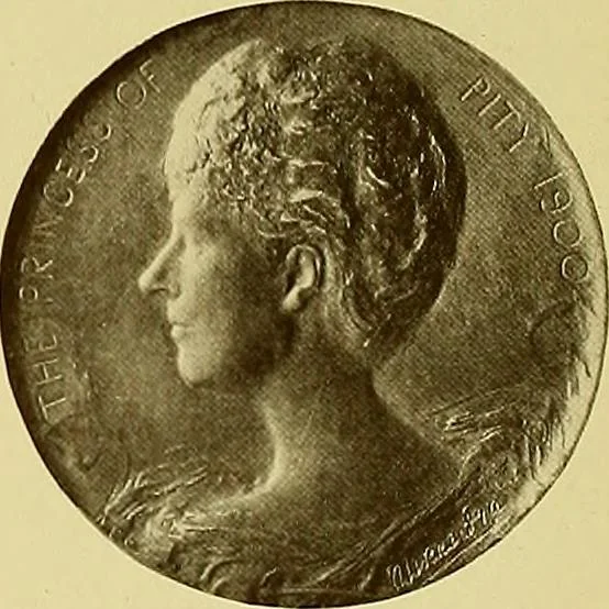 An illustration from The work of Emil Fuchs; illustrating some of his representative paintings, sculpture, medals and studies. Issued on the occasion of an exhibition of his works under the auspices of Messrs. Cartier, February 7th to March 5th,1921. New York city, 1921, leaf 109