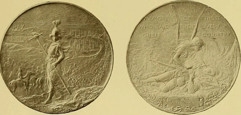 An illustration from The work of Emil Fuchs; illustrating some of his representative paintings, sculpture, medals and studies. Issued on the occasion of an exhibition of his works under the auspices of Messrs. Cartier, February 7th to March 5th,1921. New York city, 1921, leaf 110