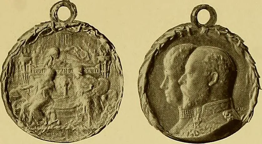 An illustration from The work of Emil Fuchs; illustrating some of his representative paintings, sculpture, medals and studies. Issued on the occasion of an exhibition of his works under the auspices of Messrs. Cartier, February 7th to March 5th,1921. New York city, 1921, leaf 112