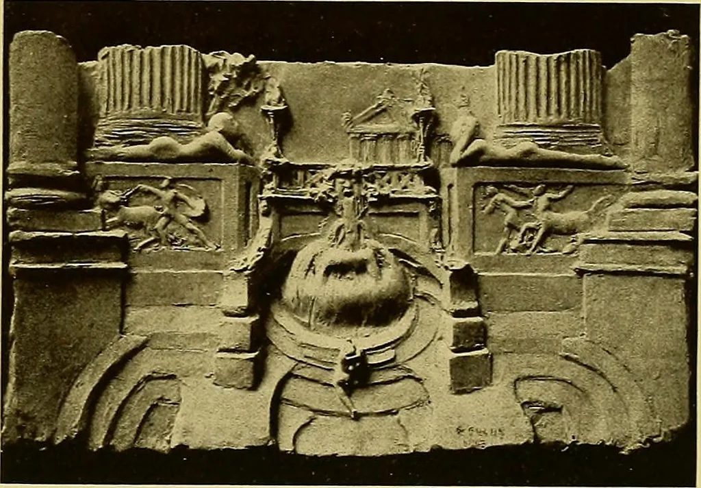 An illustration from The work of Emil Fuchs; illustrating some of his representative paintings, sculpture, medals and studies. Issued on the occasion of an exhibition of his works under the auspices of Messrs. Cartier, February 7th to March 5th,1921. New York city, 1921, leaf 14