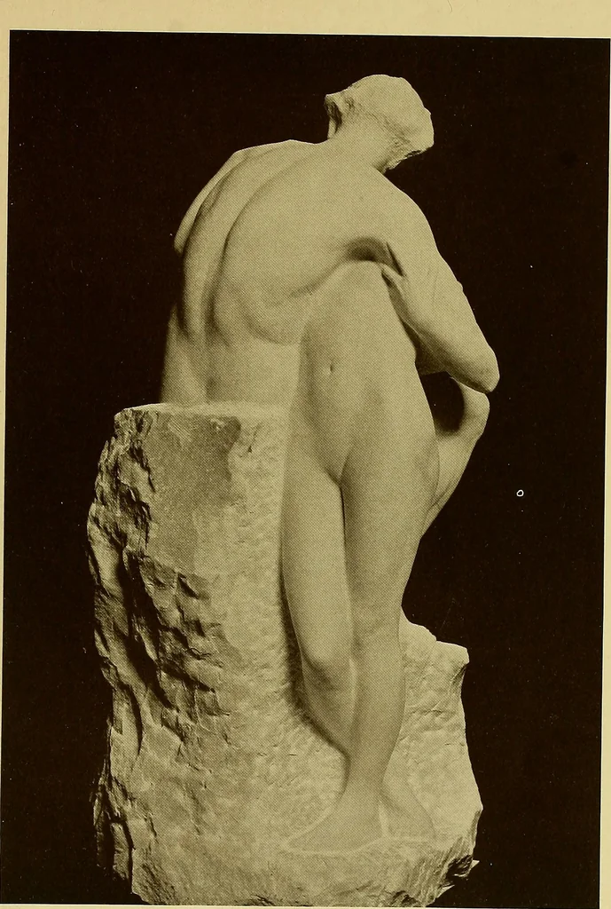 An illustration from The work of Emil Fuchs; illustrating some of his representative paintings, sculpture, medals and studies. Issued on the occasion of an exhibition of his works under the auspices of Messrs. Cartier, February 7th to March 5th,1921. New York city, 1921, leaf 16