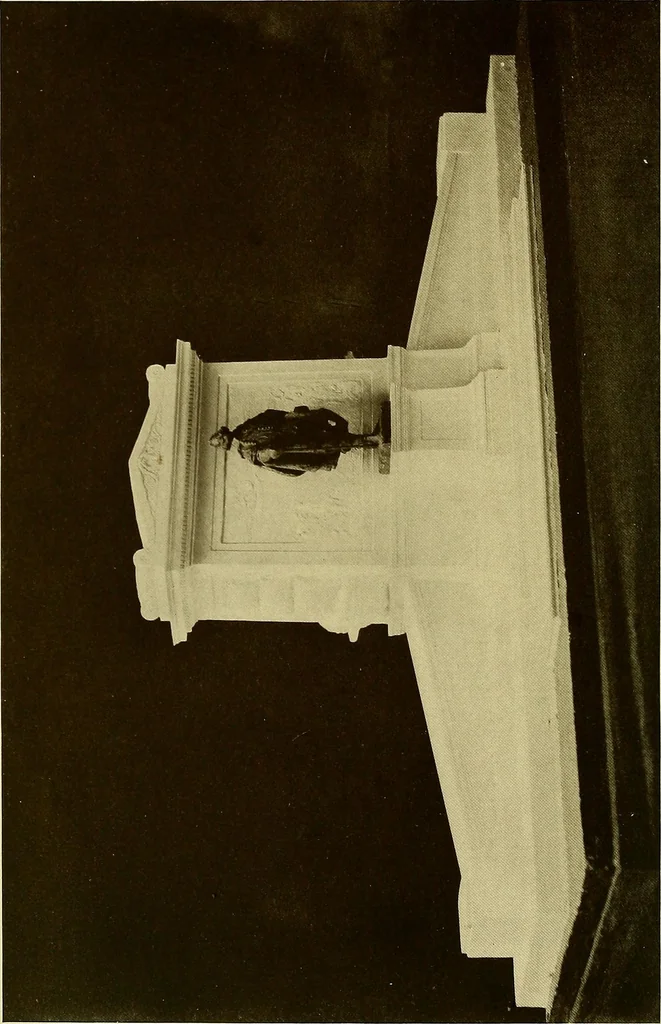An illustration from The work of Emil Fuchs; illustrating some of his representative paintings, sculpture, medals and studies. Issued on the occasion of an exhibition of his works under the auspices of Messrs. Cartier, February 7th to March 5th,1921. New York city, 1921, leaf 27