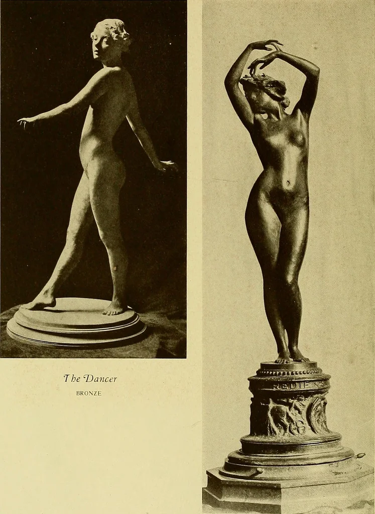 An illustration from The work of Emil Fuchs; illustrating some of his representative paintings, sculpture, medals and studies. Issued on the occasion of an exhibition of his works under the auspices of Messrs. Cartier, February 7th to March 5th,1921. New York city, 1921, leaf 35