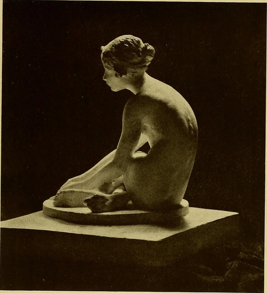 An illustration from The work of Emil Fuchs; illustrating some of his representative paintings, sculpture, medals and studies. Issued on the occasion of an exhibition of his works under the auspices of Messrs. Cartier, February 7th to March 5th,1921. New York city, 1921, leaf 36