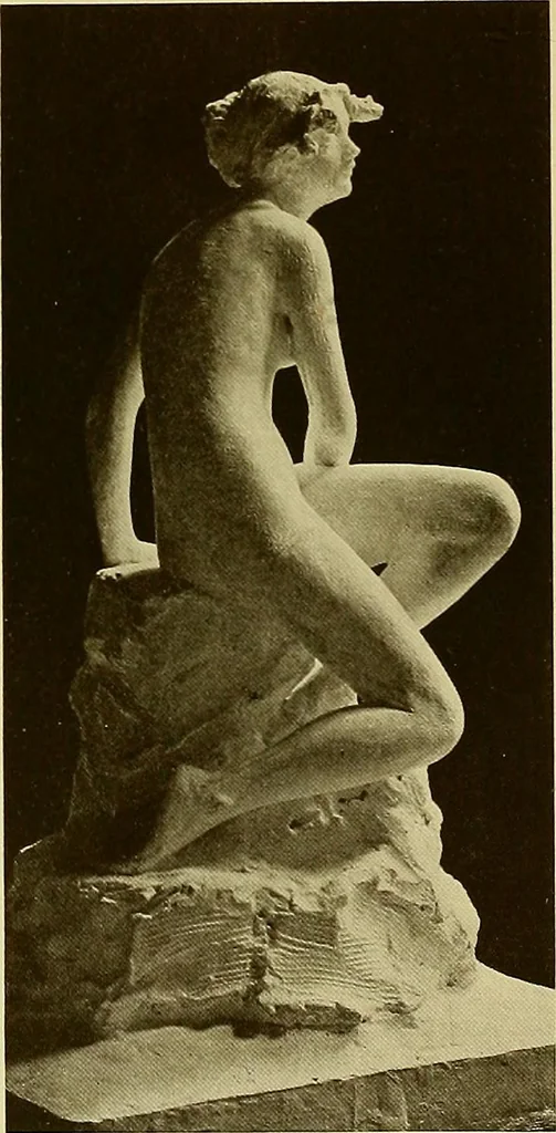 An illustration from The work of Emil Fuchs; illustrating some of his representative paintings, sculpture, medals and studies. Issued on the occasion of an exhibition of his works under the auspices of Messrs. Cartier, February 7th to March 5th,1921. New York city, 1921, leaf 39